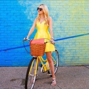 Kate Spade Citron Sleeveless Cocktail Dress